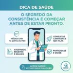 O segredo da consistência é começar antes de estar pronto. 🩺✨