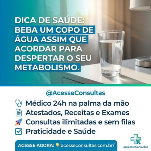 Comece o dia cuidando de você! ☀️💧