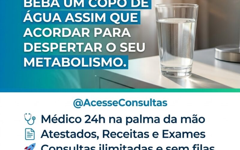 Comece o dia cuidando de você! ☀️💧